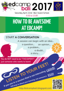 EdCamp Bali 2017 Poster